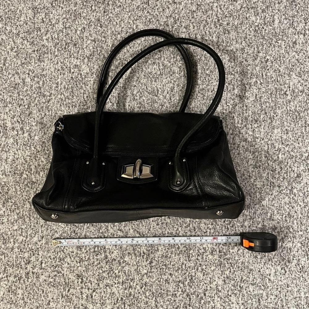 Black Leather B. Makowsky Purse
